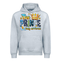 Heather Grey The Prince Has Arrived Urban Hoodie - MaliasSmallBusiness