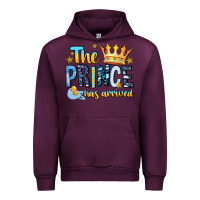 Mauve Wine The Prince Has Arrived Urban Hoodie - MaliasSmallBusiness