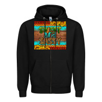 Black sweet and sassy Juneteenth Zipper Hoodie - HRA Design Shop