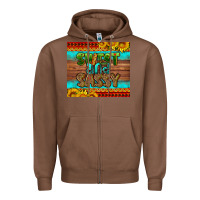 Chestnut sweet and sassy Juneteenth Zipper Hoodie - HRA Design Shop