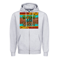 Heather Grey sweet and sassy Juneteenth Zipper Hoodie - HRA Design Shop