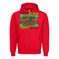 Red sweet and sassy Juneteenth Zipper Hoodie - HRA Design Shop