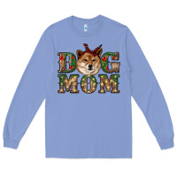 Colony Blue dog mom shiba inu Long Sleeve Tee - RanaPortraitStore
