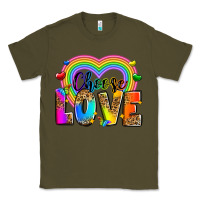 Army Green Choose love Classic Tee - Zillion Design Studio