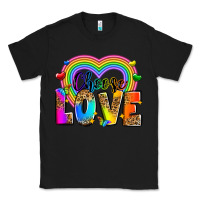 Black Choose love Classic Tee - Zillion Design Studio