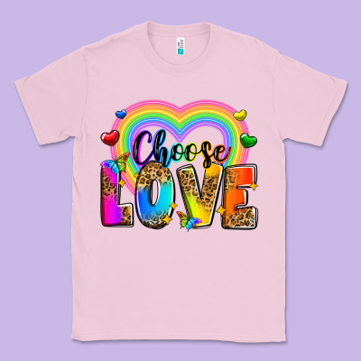 Choose Love Classic Tee Designed By Zillion Design Studio