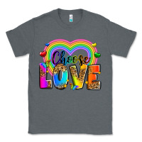 Charcoal Heather Choose love Classic Tee - Zillion Design Studio