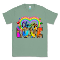 Sage Choose love Classic Tee - Zillion Design Studio