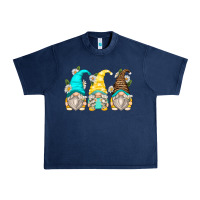 Navy daisy gnomes Urban Heavy Tee - Zillion Design Studio