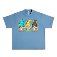 Pebble Blue daisy gnomes Urban Heavy Tee - Zillion Design Studio