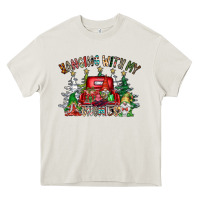 Cream hanging with my gnomies Heavy Core Tee - CowhideDigitalArt