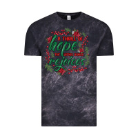 Cloud Black a thrill of hope the weary world rejoices Vintage Tee - MaliasSmallBusiness