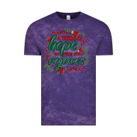 Cloud Purple a thrill of hope the weary world rejoices Vintage Tee - MaliasSmallBusiness