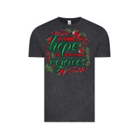 Vintage Black a thrill of hope the weary world rejoices Vintage Tee - MaliasSmallBusiness