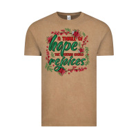Vintage Coffee a thrill of hope the weary world rejoices Vintage Tee - MaliasSmallBusiness