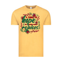 Vintage Mustard a thrill of hope the weary world rejoices Vintage Tee - MaliasSmallBusiness