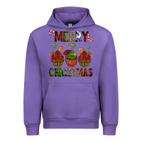 Tulip Merry Christmas cupcakes Urban Hoodie - NancyCooperArtShop