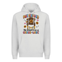 Dove Grey motherhood the perfect mix of chaos and love Premium Hoodie - MaliasSmallBusiness