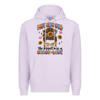 Lilac motherhood the perfect mix of chaos and love Premium Hoodie - MaliasSmallBusiness