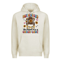 Oatmeal Heather motherhood the perfect mix of chaos and love Premium Hoodie - MaliasSmallBusiness