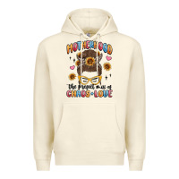 Sandshell motherhood the perfect mix of chaos and love Premium Hoodie - MaliasSmallBusiness