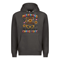 Smoke motherhood the perfect mix of chaos and love Premium Hoodie - MaliasSmallBusiness