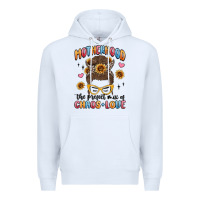 White motherhood the perfect mix of chaos and love Premium Hoodie - MaliasSmallBusiness