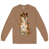 Toasted Coconut christmas lights shiba inu Long Sleeve Tee - RanaPortraitStore