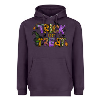 Plum trick or treat Heavyweight Hoodie - BundleAndBundleShop