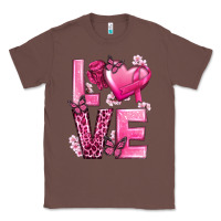 Chestnut Love Cancer with Heart Classic Tee - texasbilliewilder