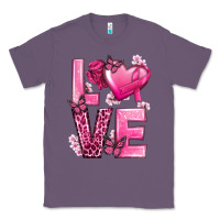 Lavender Love Cancer with Heart Classic Tee - texasbilliewilder