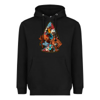 Black arrowhead rodeo Heavyweight Hoodie - JahusDesignShop