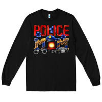 Black police mom Long Sleeve Tee - Zillion Design Studio