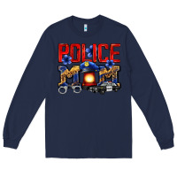 Navy police mom Long Sleeve Tee - Zillion Design Studio