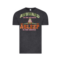 Vintage Black awkward in the streets asleep in the sheets Vintage Tee - MaliasSmallBusiness