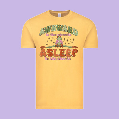 Vintage Tee awkward in the streets asleep in the sheets