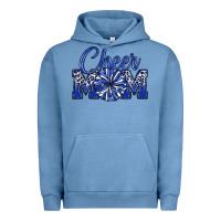 Pigment Pebble Blue cheer mom Urban Hoodie - MaliasSmallBusiness