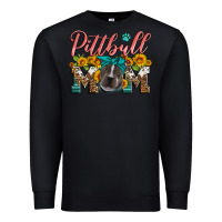 Black pittbull mom Premium Sweatshirt - Artiststas