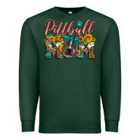 Sports Green pittbull mom Premium Sweatshirt - Artiststas