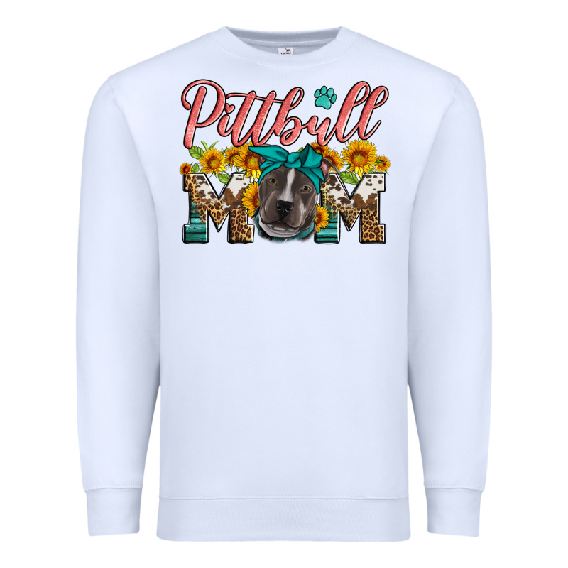 Pittbull Mom Premium Sweatshirt by Artiststas | Teevron