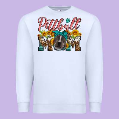 Pittbull Mom Premium Sweatshirt Designed By Artiststas