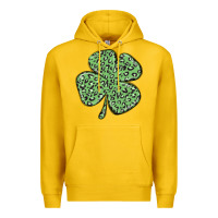 Lemon leopard shamrock Premium Hoodie - MaliasSmallBusiness