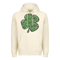 Sandshell leopard shamrock Premium Hoodie - MaliasSmallBusiness
