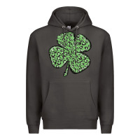 Smoke leopard shamrock Premium Hoodie - MaliasSmallBusiness