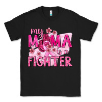 Black My Mama Is a Fighter with Ribbon Classic Tee - texasbilliewilder