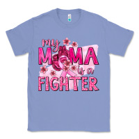 Colony Blue My Mama Is a Fighter with Ribbon Classic Tee - texasbilliewilder