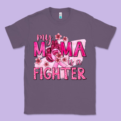 My Mama Is A Fighter With Ribbon Classic Tee Designed By Texasbilliewilder
