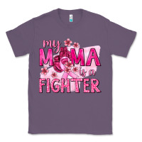 Lavender My Mama Is a Fighter with Ribbon Classic Tee - texasbilliewilder