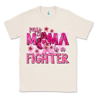 Natural My Mama Is a Fighter with Ribbon Classic Tee - texasbilliewilder