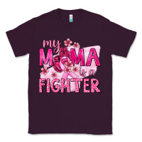 Plum My Mama Is a Fighter with Ribbon Classic Tee - texasbilliewilder